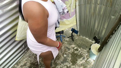 Katrina4deluxe: ビーチ更衣室のカメラ付き変態レコード(大きなお尻)