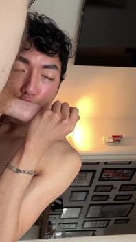 Monster Cock Fucks Asian Bottom Creampie Bubble Butt