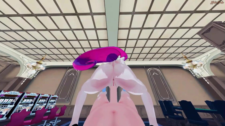 Hentai Smash: Team Rocket's Jessie este futută cu vedere la persoana 1 într-un cazinou,...