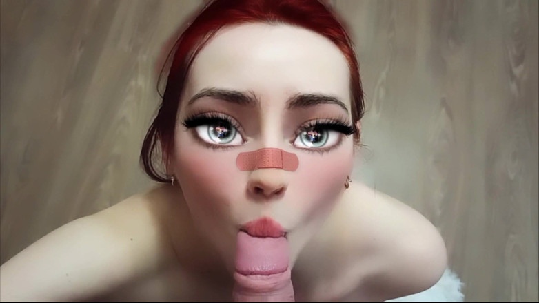 SexyFairyTale: Anime dívka saje ptáka