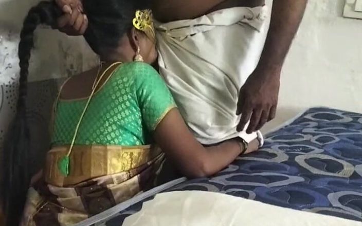 Funny couple porn studio: Sexo nupcial tamil con el jefe - 1