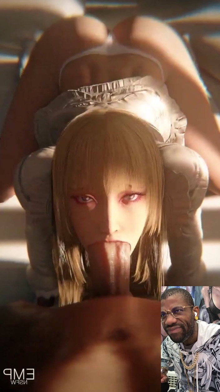 Good news media: Lili Deepthroating gooner ptáka, jako by šukala, znamená to