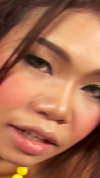 Asian Girl Sucks Hard Cock and Then Gets Fucked Good