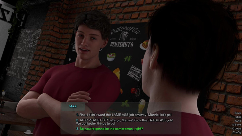 3D Cartoon Porn: Godson 12: Max mengongkek marin, Kyle Records di restoran