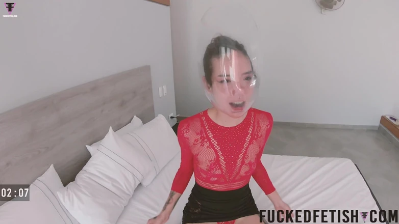 Fucked fetish: Prezervativ HD - cască bine umflată, joc de respirație motel amuzant