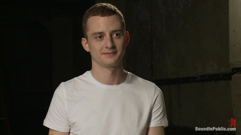 Bound in public: I'm a Whore... I Need Cock, Cum, and Pain, Sir.