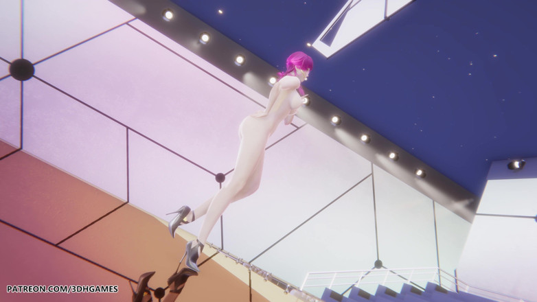 3D-Hentai Games: MMD Mamamoo - Evelynn, soirée star, danse nue sexy, League of...