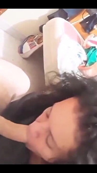 Submissive Sucking Her Boy's Penis to Keep Him Happy