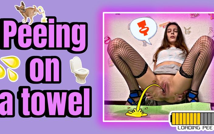 Melissa xxs pie: Peeing on a Towel | Pee Fetish | Golden Rain