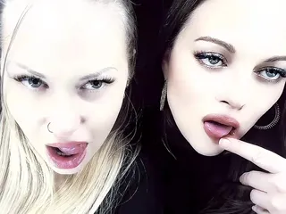 Goddess Misha Goldy: Big Lips Rule Your Cock Hard