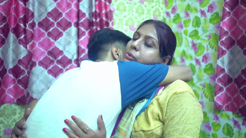 BIREA: Desi Jhuma Stepaunty(big Boobs)fucking with Her Step Son