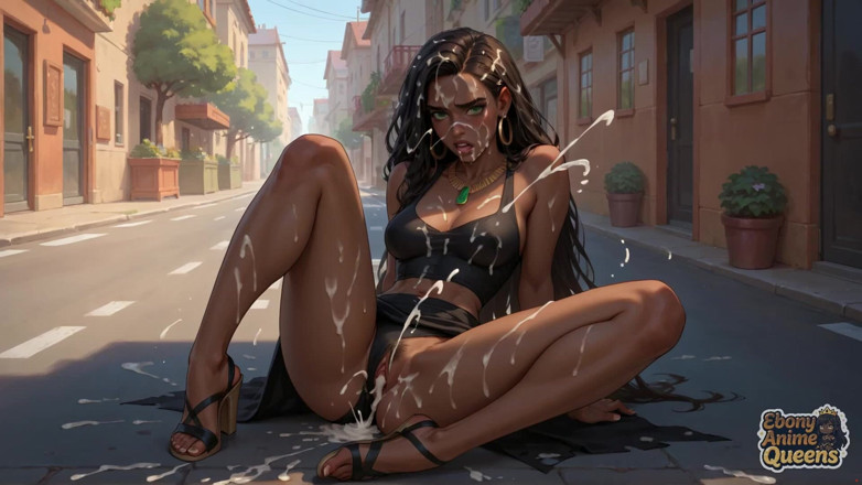 Ebony Anime Queens: La fantastica XXX con troie ebano pazze e le loro...