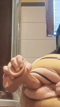 Sissygasm Handsfree Cumming Fat Dildo
