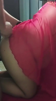 Mijn zwangere vrouw, ik sloeg haar in haar kont en het doet pijn en ik eindig niet in 1 van 1