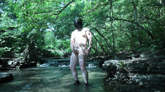 barenakedboy: Buigen bij de waterval, een klein privémoment proberen te sluipen ...