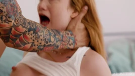 Adult Time - Scarlet Skies Makes Insecure Boyfriend Prove He Can Make Her Cum Harder Than Vibrator!