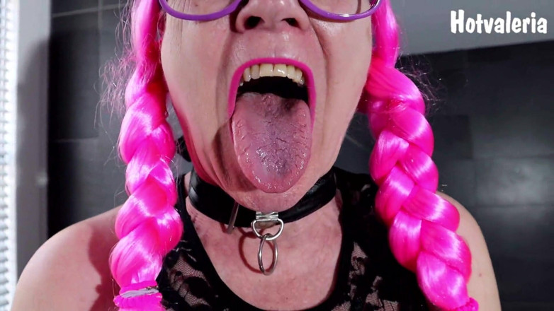 Hotvaleria: Cock slut with pink pigtails