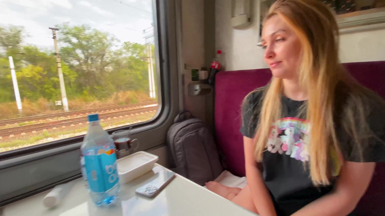 Alina Rai: Fucked fellow traveler on the train... -Do you have a husband?...