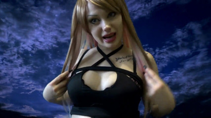 Goddess Misha Goldy: Worship my boobs pig!