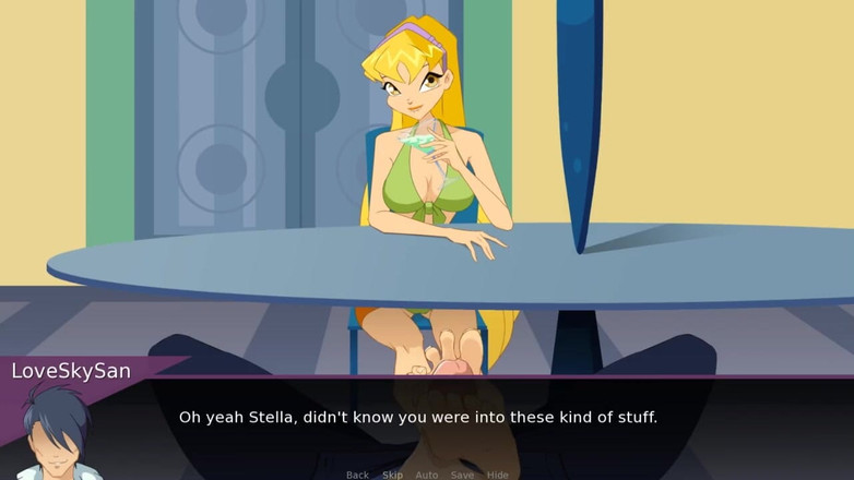 LoveSkySan69Real: Фея Фикс - Винкс, часть 9, Stella ногами от LoveskySanx