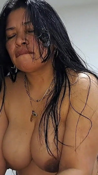 I Find My Horny Stepmom with Her Fingers in Her Pussy