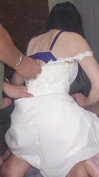 Novia recibe dp en su noche de bodas