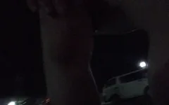 Andando pelos vizinhos com uma ereção nua derramando porra à meia-noite - para West Park _ 210712