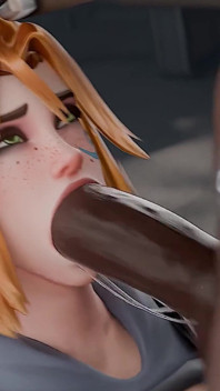 Freja Overwatch - Bank Plan Gone Wrong BBC Deepthroat Creampie 3D
