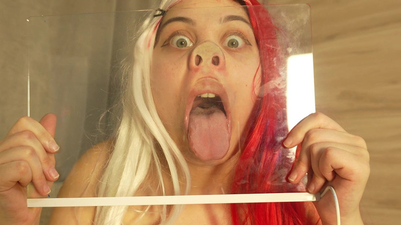 AmayaMori: Desafio do nariz de porco - diversão em primeiro plano de...