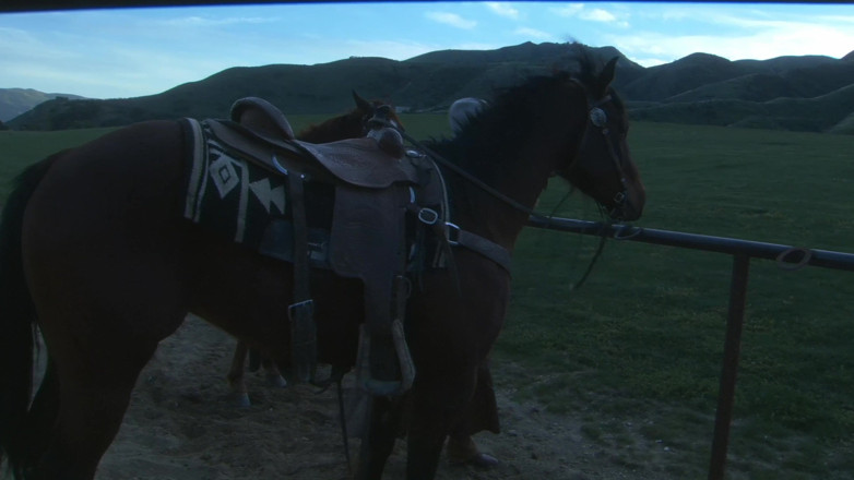 Worldwide Sex Movies: Moonlight Western Sex - Brunette Rides Her Cowboy Until She Comes