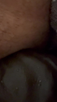 Götümde büyük 3.7 inç geniş dildo
