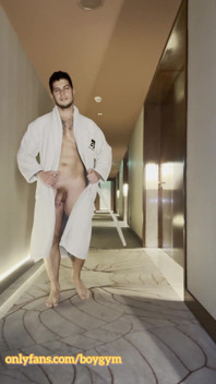 Exhibition in the Hotel with My Big Cock!