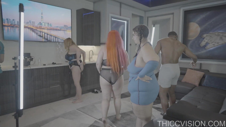 Thiccvision: BBW kontra BBC orgia