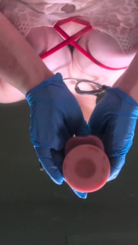 Enfermeira Lexi's Cum Collection POV: Bunda e Peitos Pressionados em Vidro - Punheta, Titfuck, BJ, Wild Ride e Facial