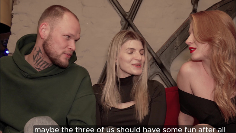 LoveHomePorn: Innocent Roommate Says Yes to Her First Threesome with Us