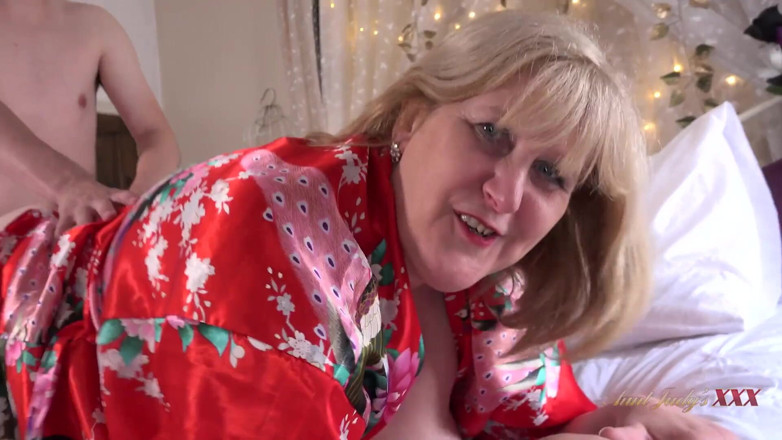 Aunt Judy's XXX: Ajudysxxx - Busty Mature BBW Landlady Catherine Catches Her Tenant Watching...