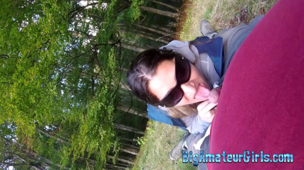 Big Amateur Girls: Blowjob as the sun rises in the morning in the...