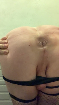 Fat Ass in a Public Toilet