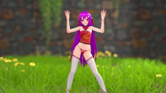 Smixix: Čínská dívka Model 22 svlékání Tanec Hentai Mmd 3D barva fialových vlasů...