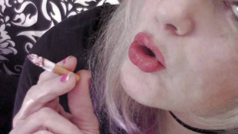 Smoke Temptress Annie Vox - Smoking Fetish: Marlboro red in tank and hoodie