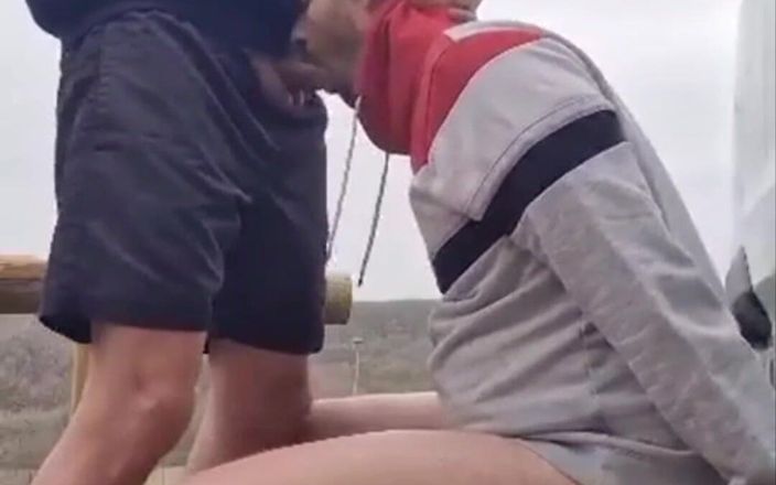Justin hoodwar: A Guy Gives a Blowjob to a Guy with a...