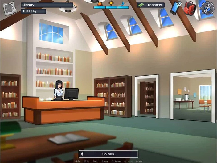 Dirty GamesXxX: Summertime Saga: ditangkap berkongkek di perpustakaan ep.7