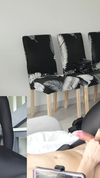 Negru Zentai Encasement 2 ejaculări