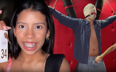 Selfgags femdom bondage: Кімната 34, помста готелю Діани - частина 1, побачення наосліп, виявилося бдсм-рабом