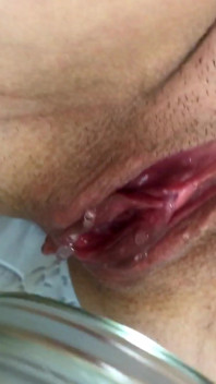 Licking and fucking meaty pussy after pissing
