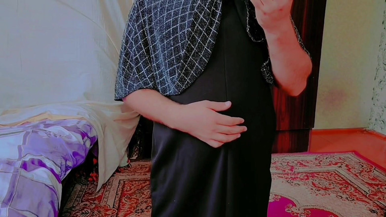 Kitty_Cross: Lovely Sissy Adjusting Garter Belt with Cheeky Grin