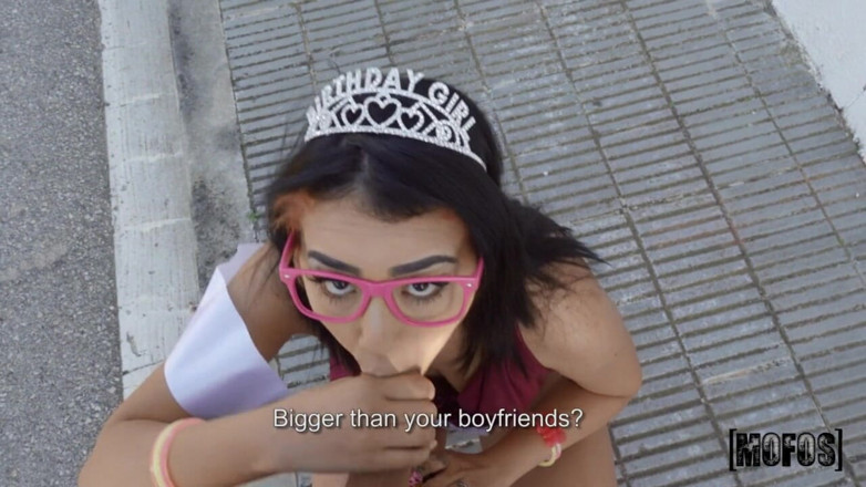 Public Pickups: Pickups - Birthday Girl Just Turned 20 and Gets Something to Blow...