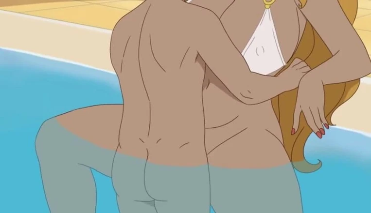 LoveSkySan69Real: Milftoon Drama - Part 9 - Cheating MILF Fucked in the Pool by...