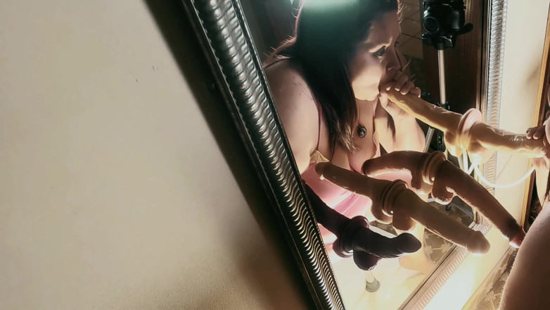 SexyNEBBW: Dildo Bukkake