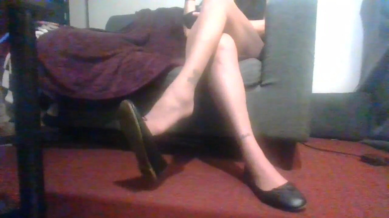 Abby Anna: Kaki seksi Suntan Pantyhose menghisap rata ballet